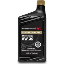 Купить масло Honda Motor Oil Synthetic Blend 5W-30 (0.946л)
