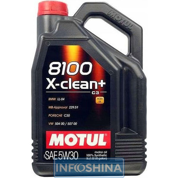 Motul 8100 X-clean+ 5W-30 (5л)