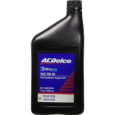 Купить масло ACDelco Dexos2 Full Synthetic 5W-30 (0.946 л)