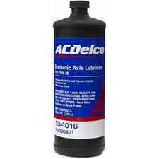 Купить масло ACDelco Synthetic Axle Lubricant 75W-90 GL-5 (0.946 л)