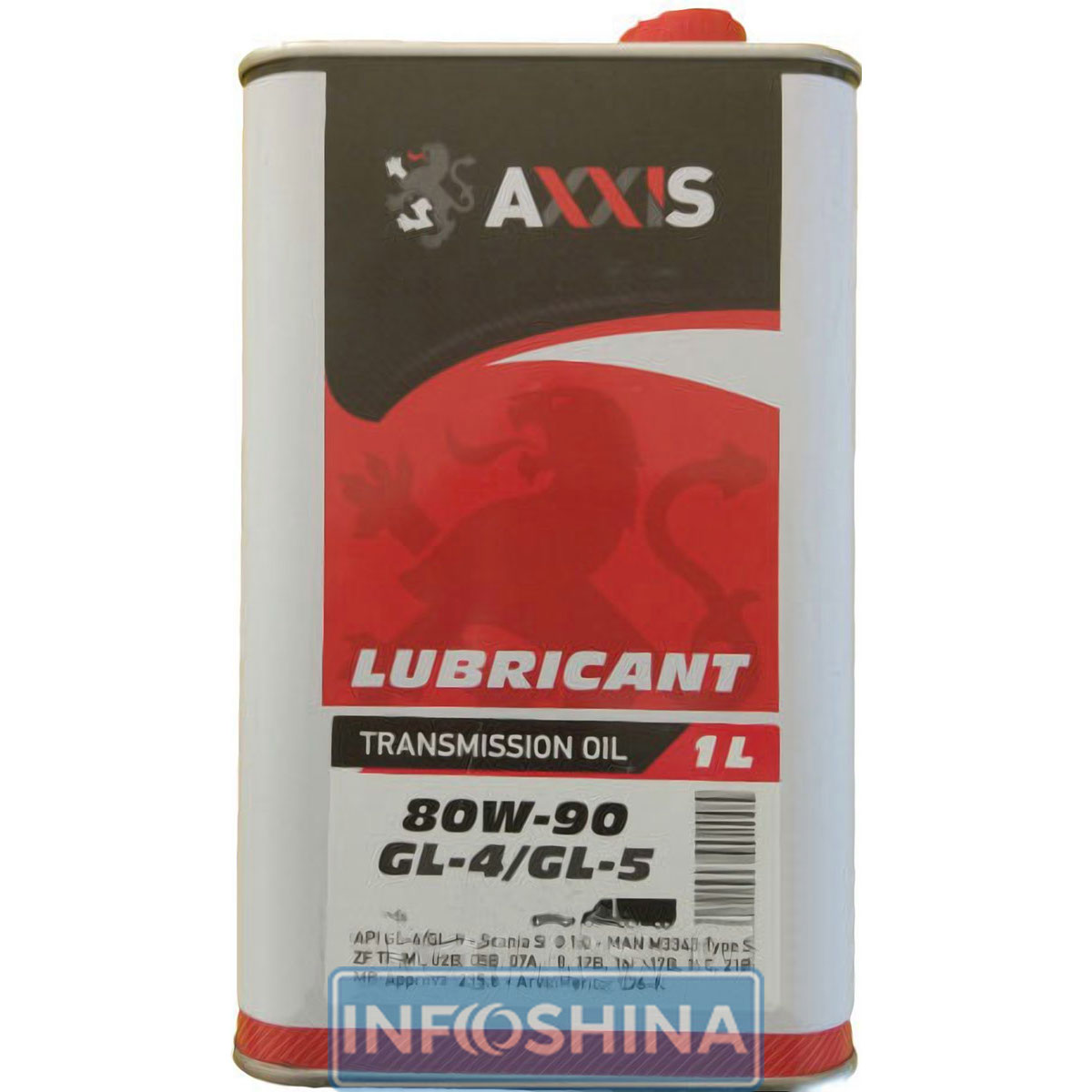 Купить масло Axxis 80W-90 GL-4 GL-5 (1л)