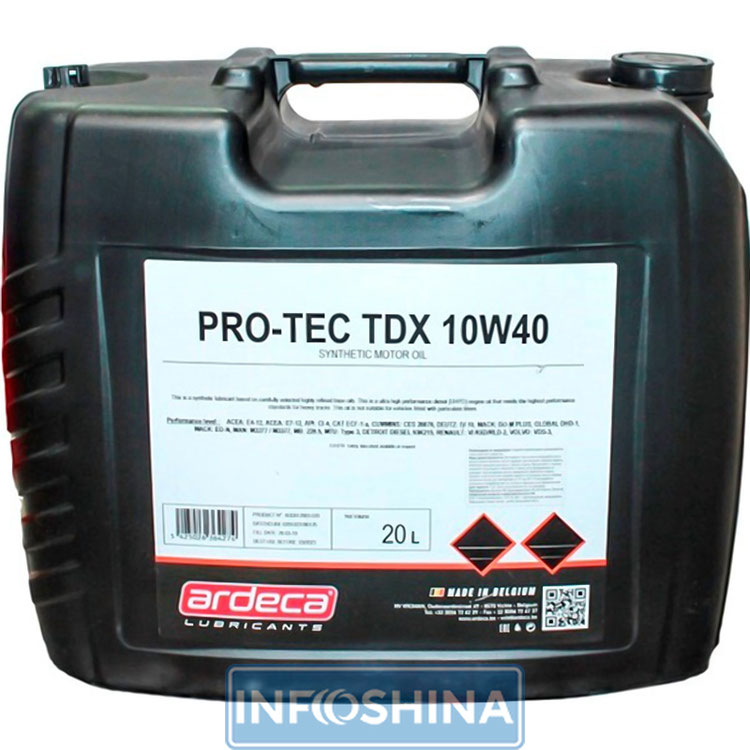 Ardeca Pro-Tec TDX 10W-40 (20л)