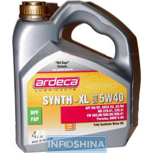 Ardeca SYNTH-XL 5W-40 (4л)