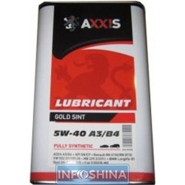 Axxis Gold Sint 5W-40 A3/B4 (1л)