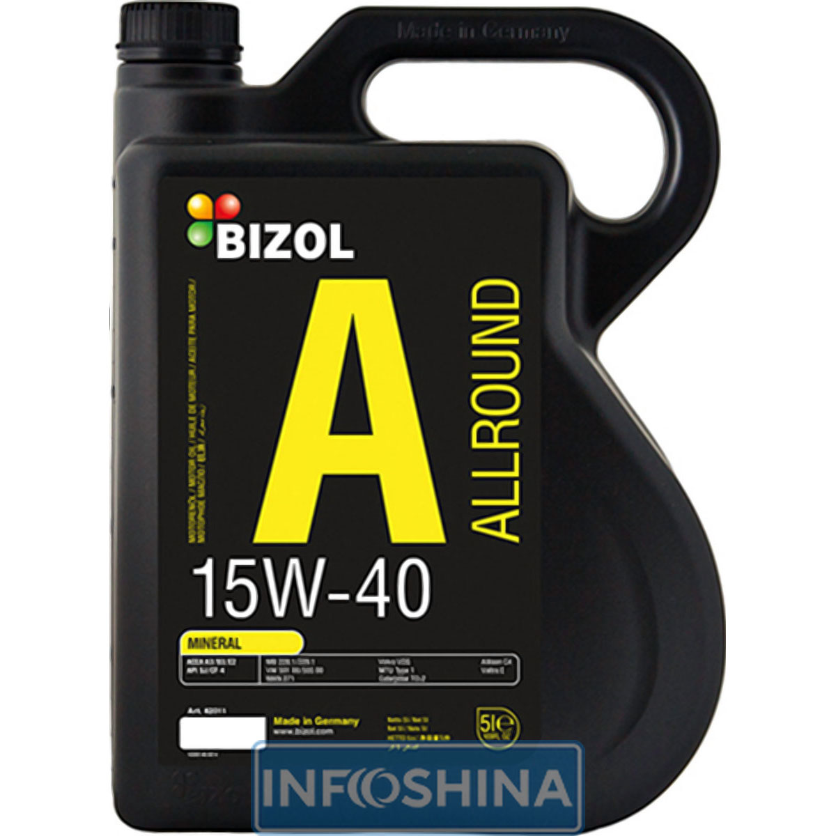 Купити масло Bizol Allround 15W-40 (5л)