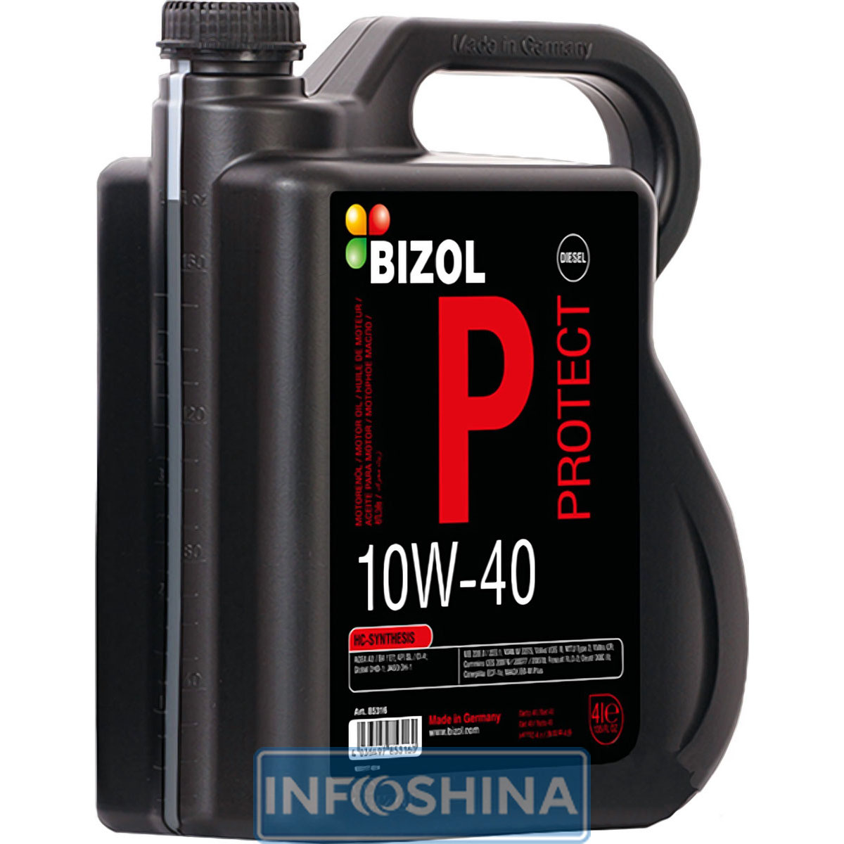 Купить масло Bizol Protect 10W-40 (4л)