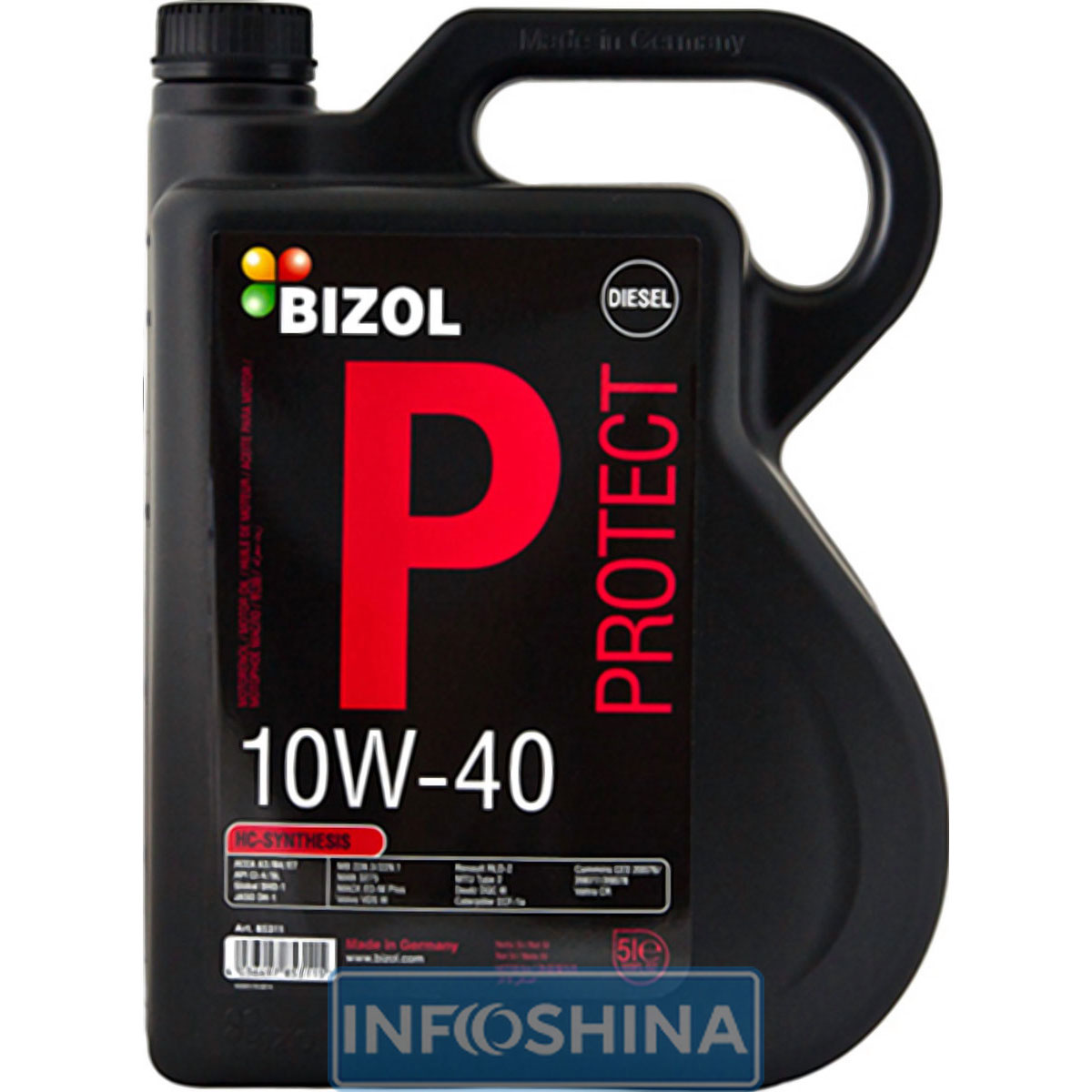 Купити масло Bizol Protect 10W-40 (5л)