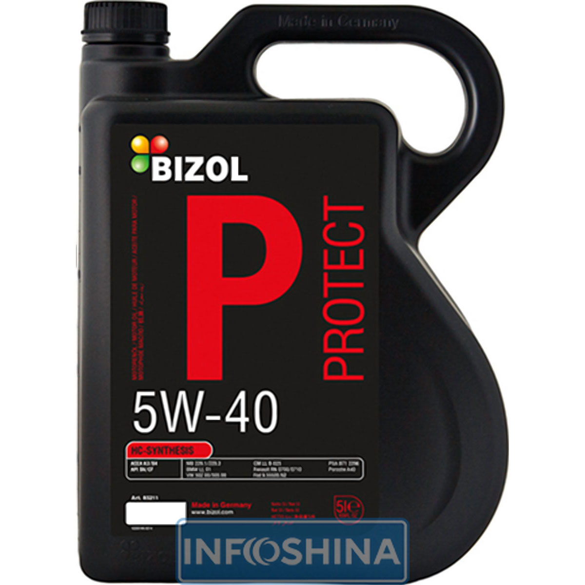 Купить масло Bizol Protect 5W-40 (5л)