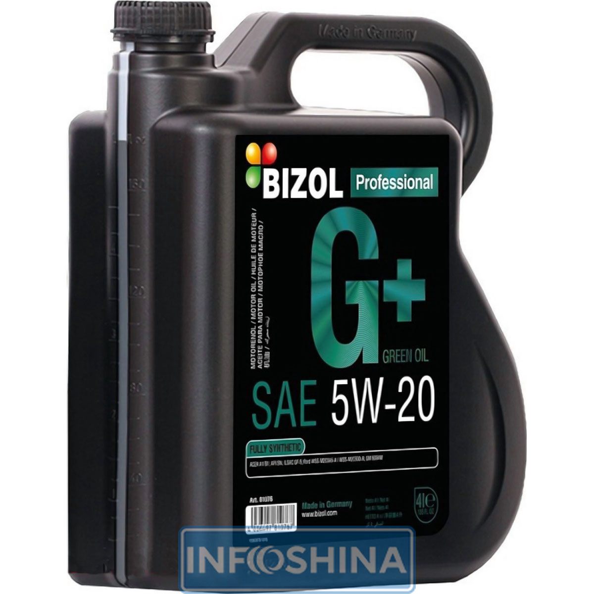Купити масло Bizol Green Oil+ 5W-20 (4л)