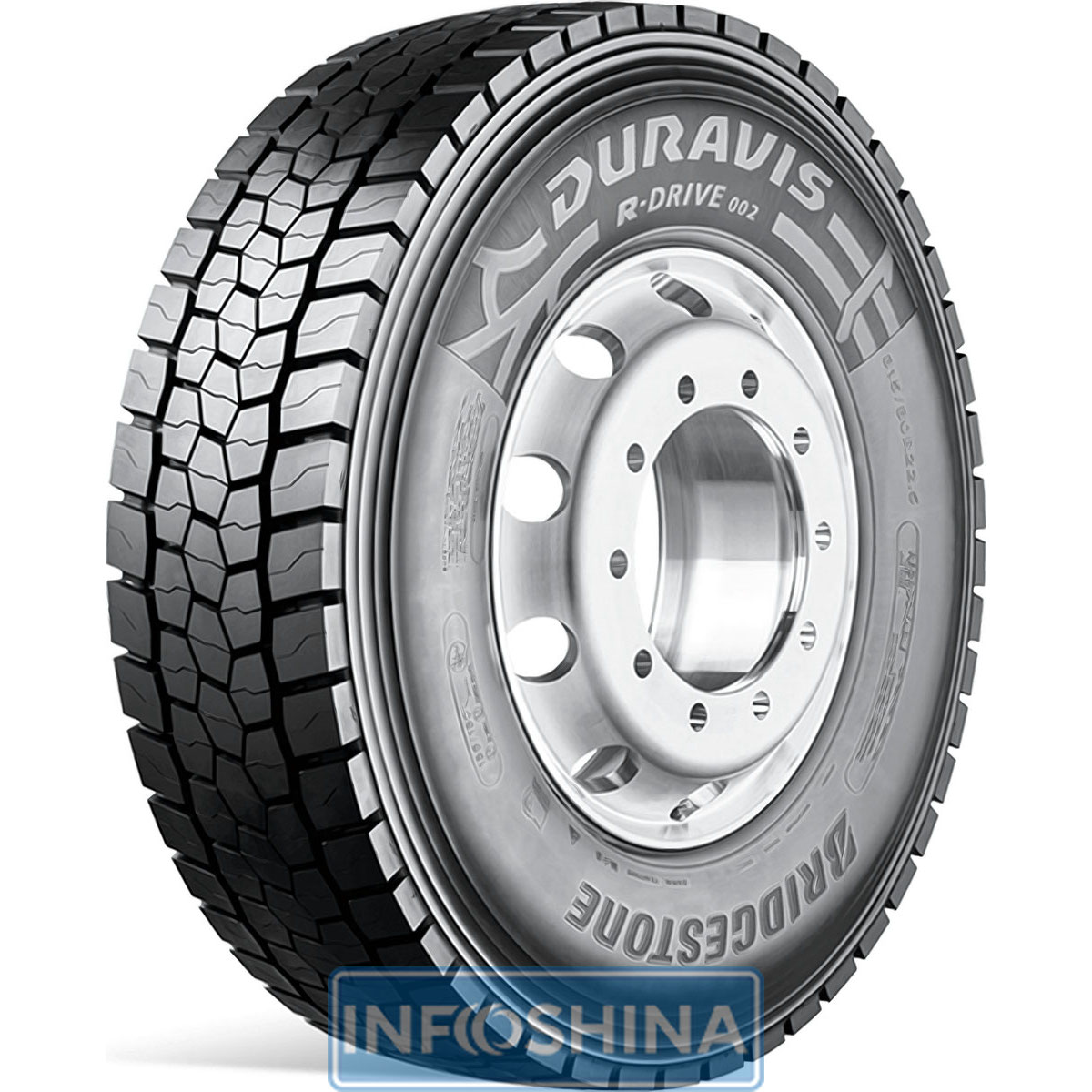 Купить шины Bridgestone Duravis R-Drive 002 (ведущая ось) 315/60 R22.5 152/148M