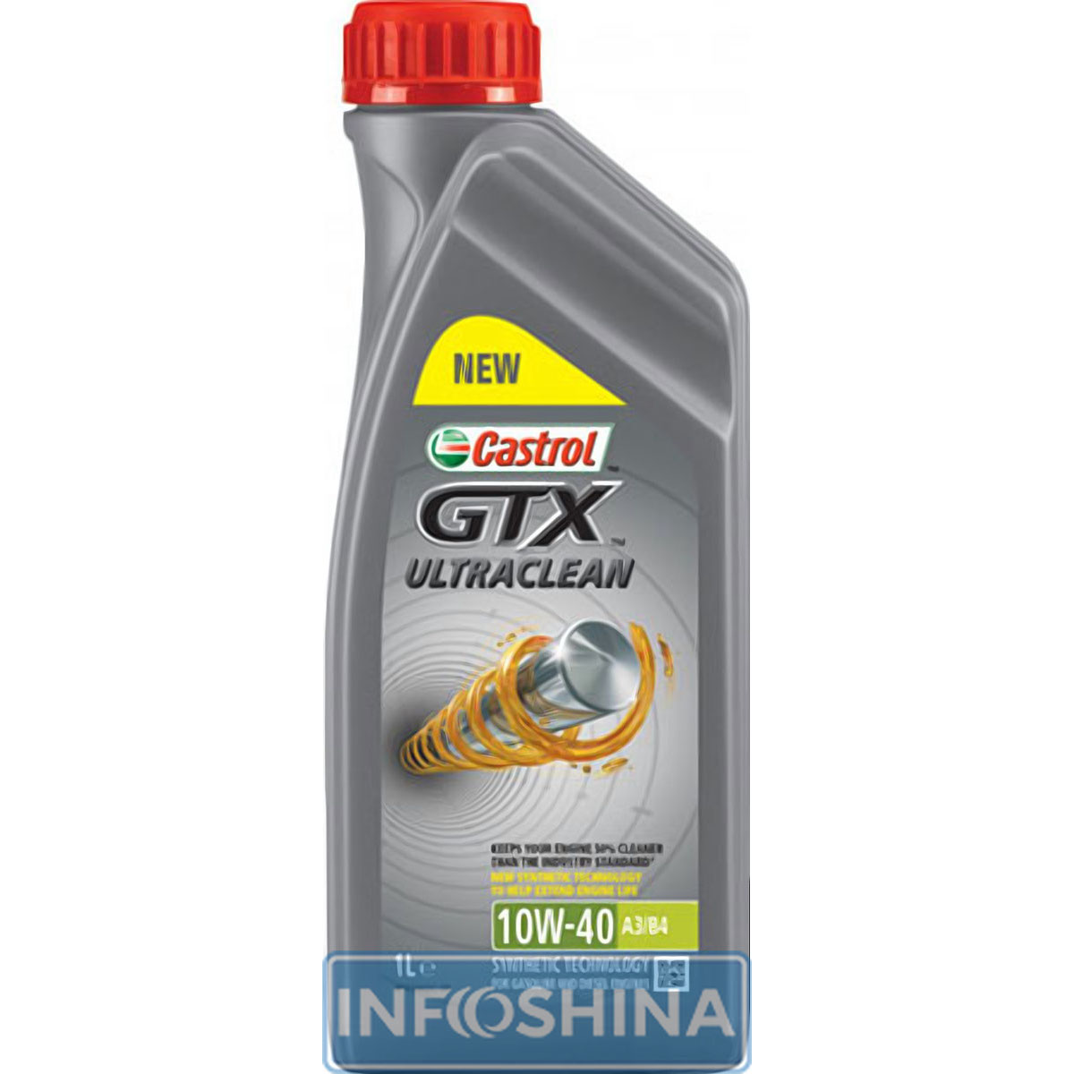 Купить масло Castrol GTX UltraClean 10W-40 A3/B4 (1л)