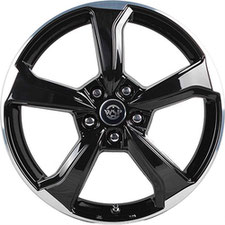 Купить диски WSP Italy Audi (WD005) Formentera Glossy Black Polished R18 W7 PCD5x112 ET43 DIA57.1