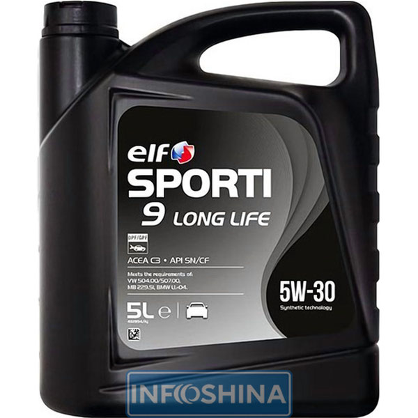 ELF Sporti 9 Long Life 5W-30 (5л)