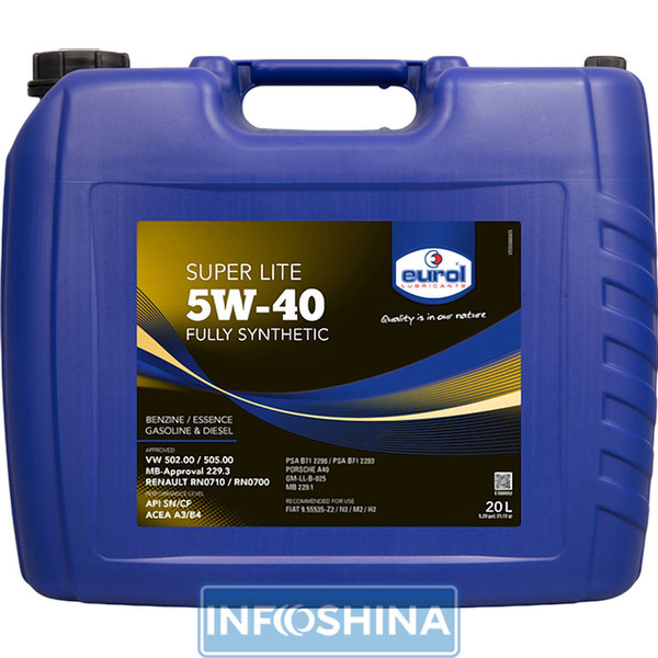 Eurol Super Lite 5W-40 (20л)
