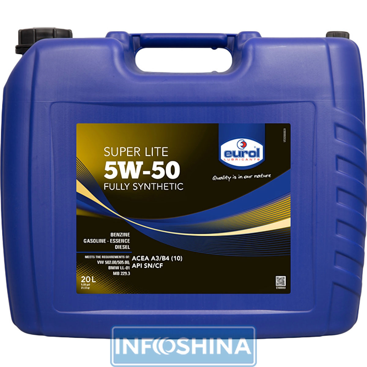 Купить масло Eurol Super Lite 5W-50 (20л)