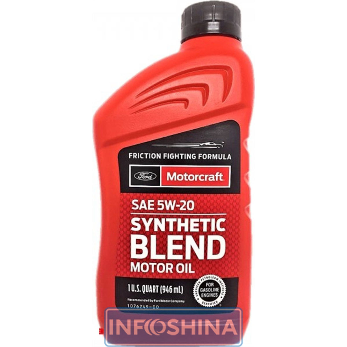 Купить масло Ford Motorcraft Synthetic Blend 5W-20 (0.946 л)