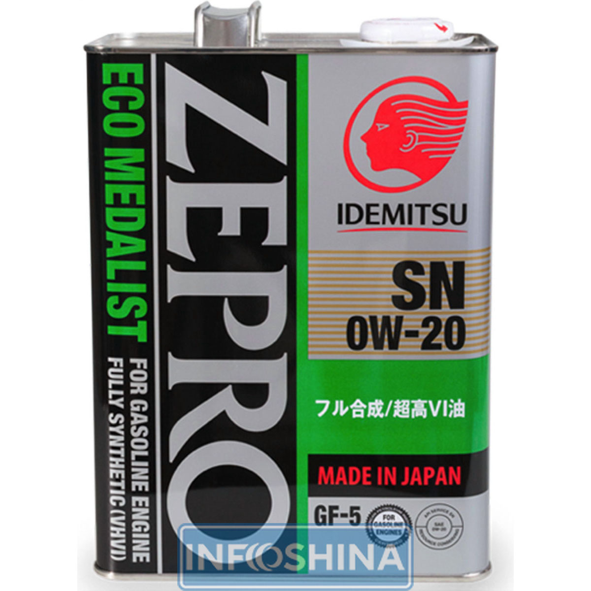 Купить масло IDEMITSU Zepro Eco Medalist 0W-20 SN/GF-5 (4л)