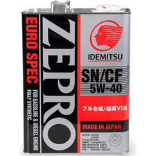 Купить масло IDEMITSU Zepro Euro Spec 5W-40 SN/CF (4л)