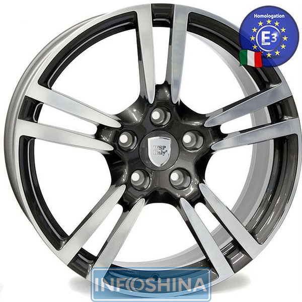 Купить диски WSP Italy Porsche (W1054) Saturn Anthracite Polished R19 W10 PCD5x130 ET42 DIA71.6