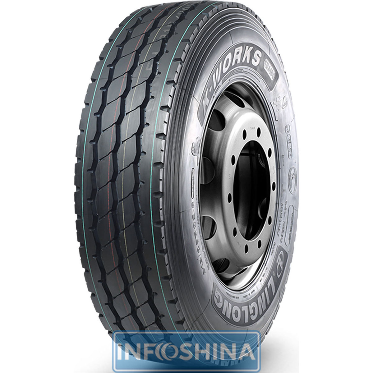 Купить шины Ling Long KMA400 (универсальная) 13.00 R22.5 156/150K