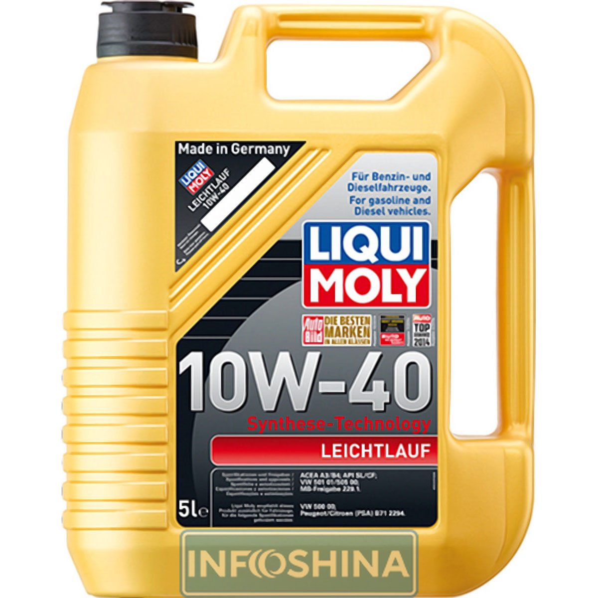 Купити масло Liqui Moly Leichtlauf 10W-40 (5л)