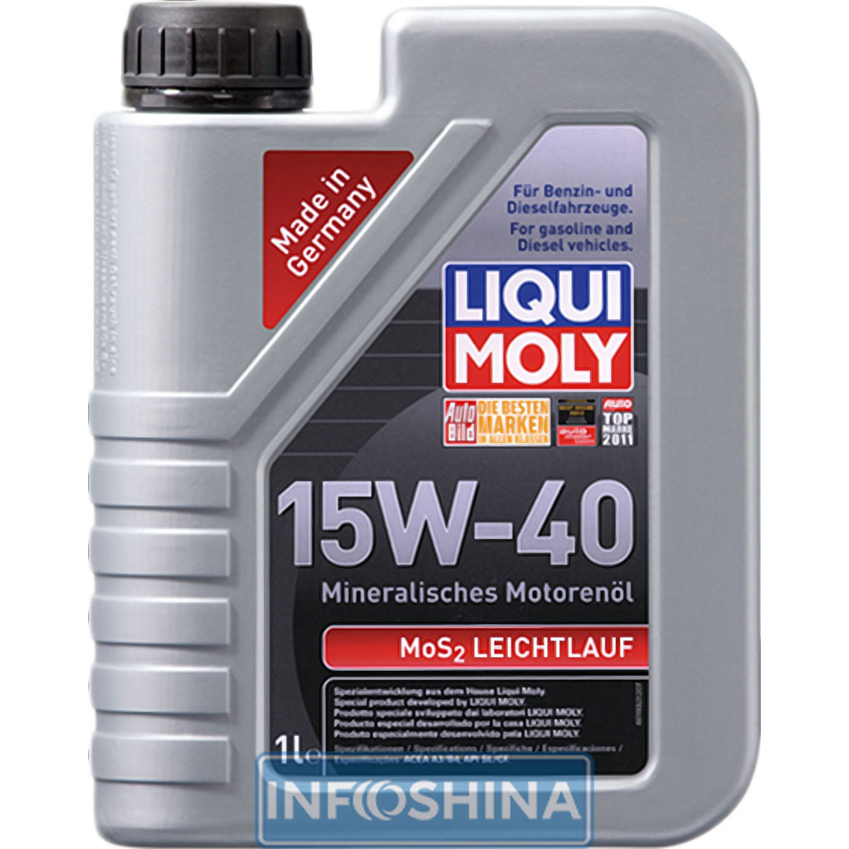 Купити масло Liqui Moly MoS2 Leichtlauf 15W-40 (1л)