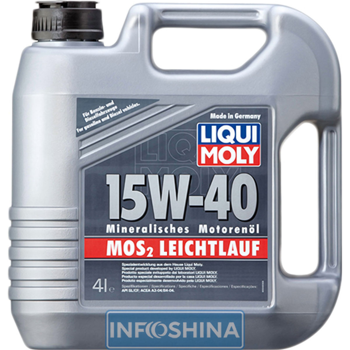 Купить масло Liqui Moly MoS2 Leichtlauf 15W-40 (4л)