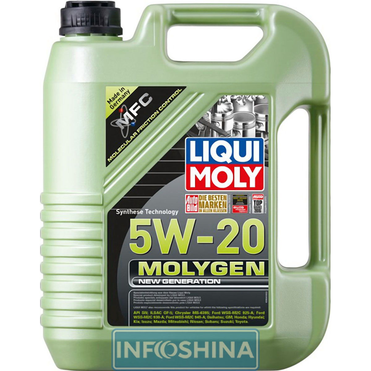 Купити масло Liqui Moly Molygen New Generation 5W-20 (4л)