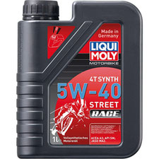 Купить масло Liqui Moly Motorbike 4T Synth Street Race 5W-40 (1л)