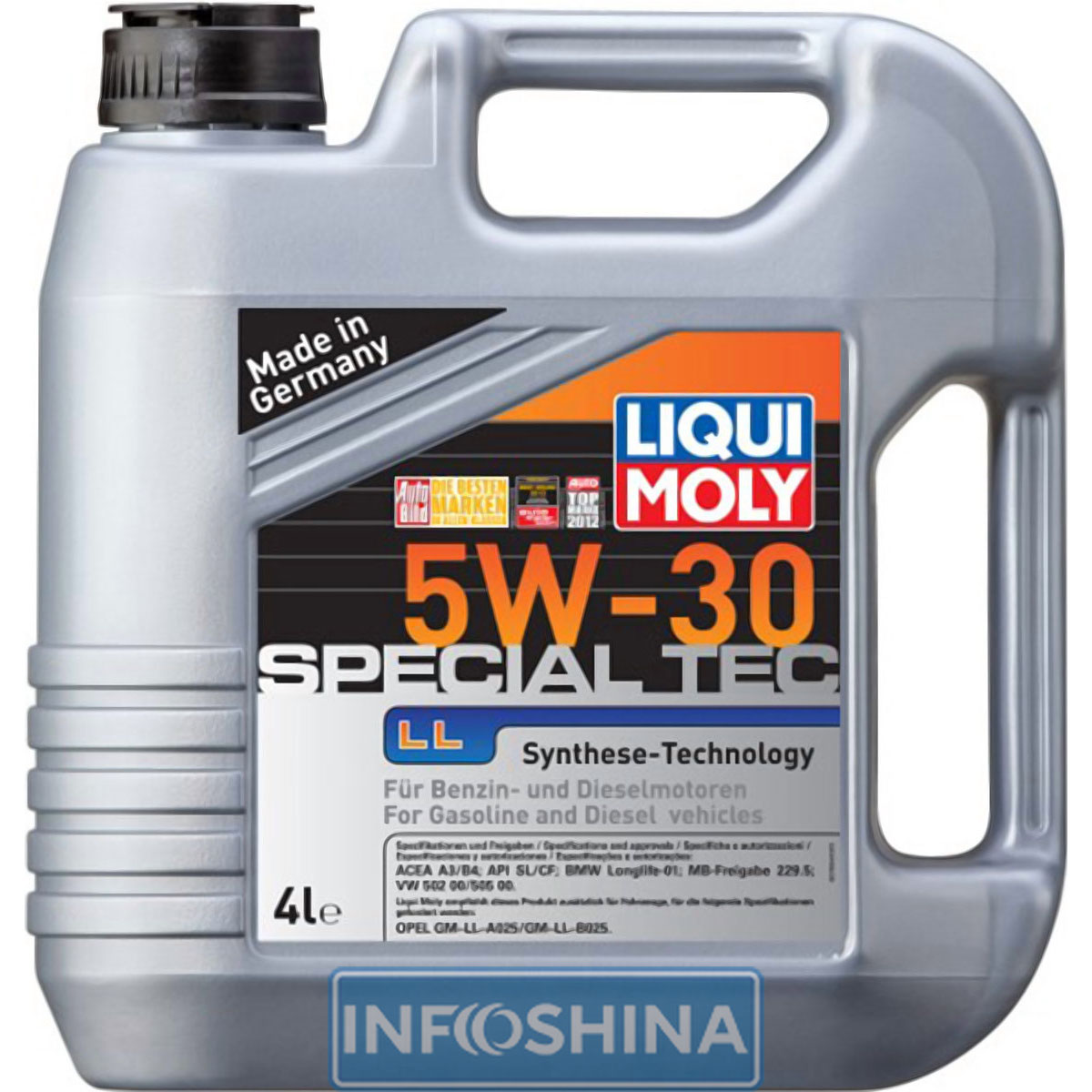 Купити масло Liqui Moly Special Tec LL 5W-30 (4л)