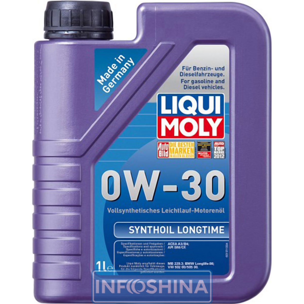 Купить масло Liqui Moly Synthoil Longtime 0W-30 (1л)