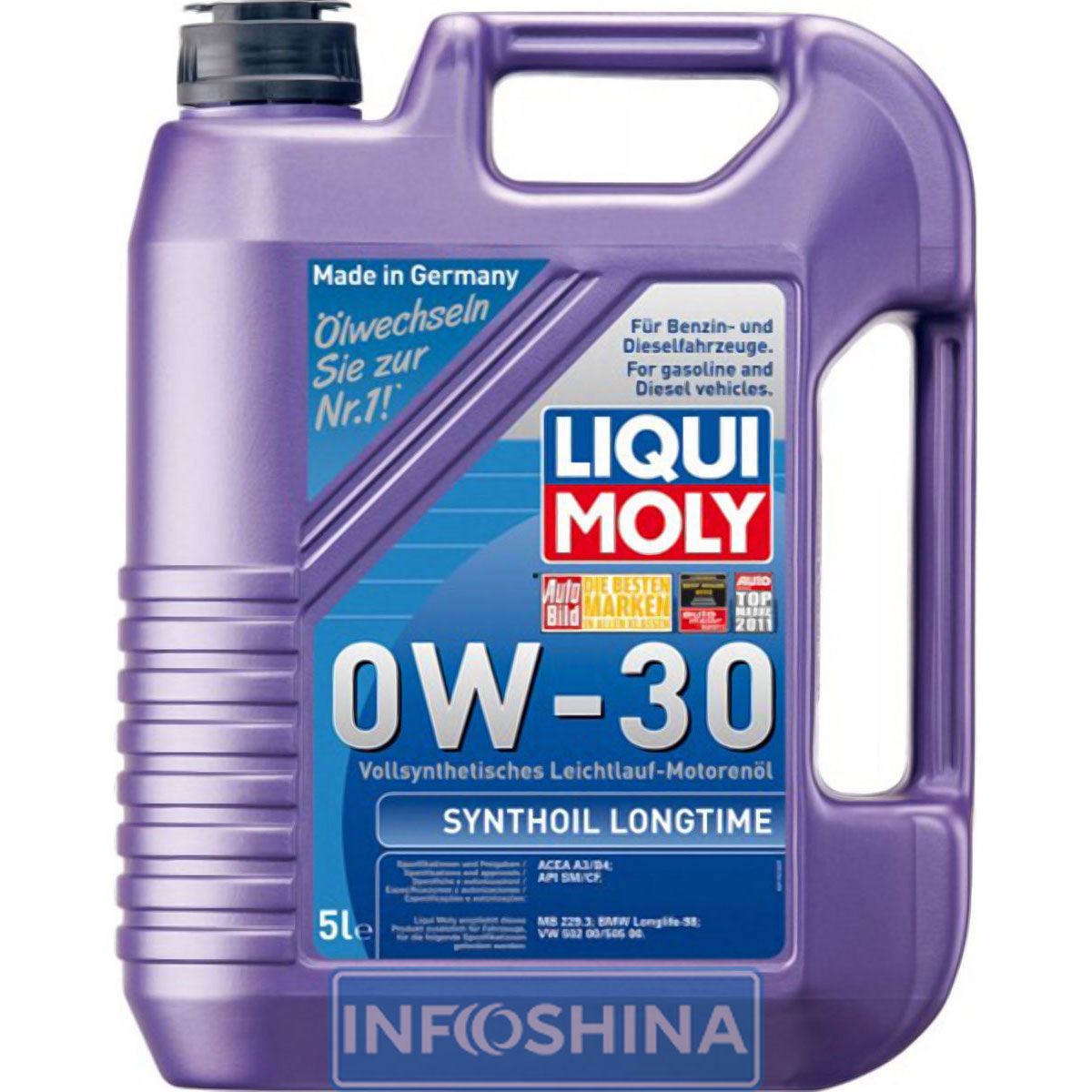 Купить масло Liqui Moly Synthoil Longtime 0W-30 (5л)