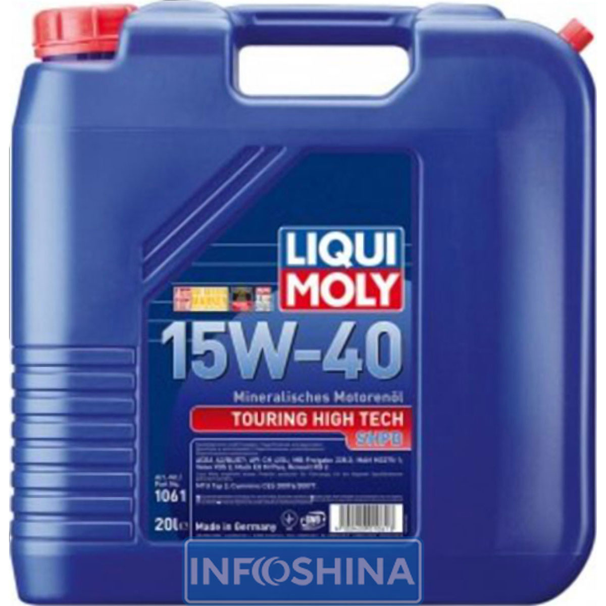Купить масло Liqui Moly Touring High Tech SHPD 15W-40 (20л)