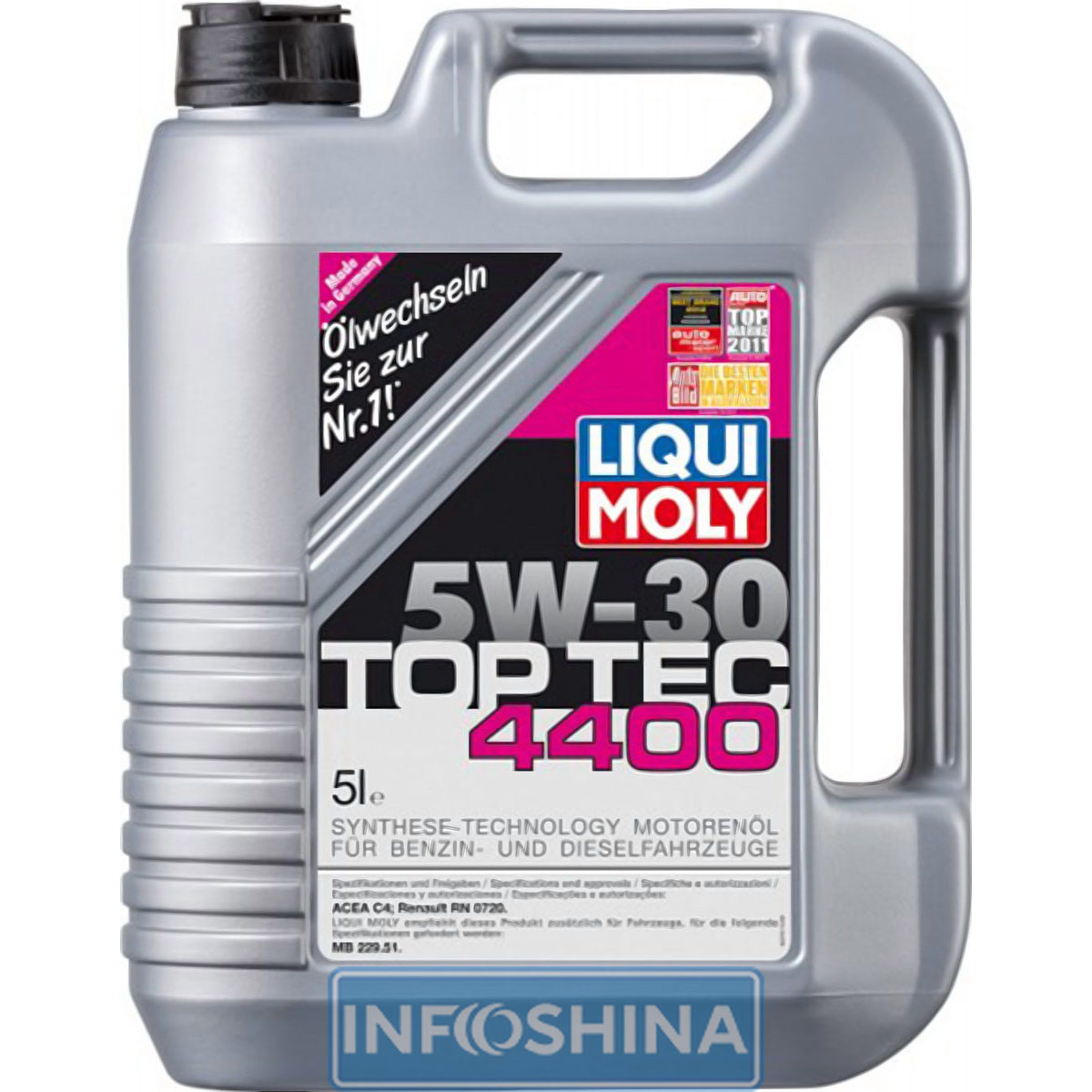 Купити масло Liqui Moly Top Tec 4400 5W-30 (5л)