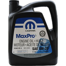 Купити масло MOPAR MaxPro+ SAE 0W-20 Engine Oil (5л)
