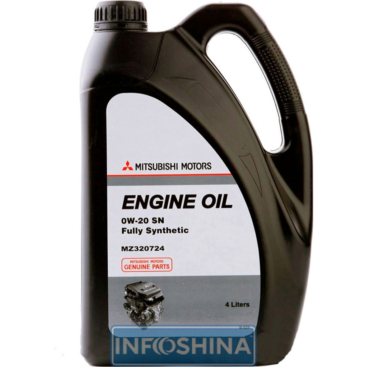 Купити масло Mitsubishi Engine Oil 0W-20 (4л)