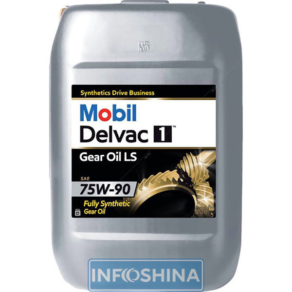 Mobil Delvac Synthetic Gear Oil 75W-90 (20л)