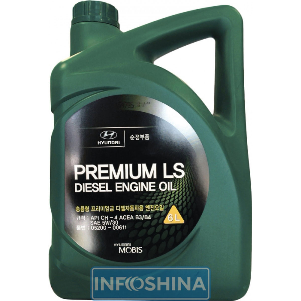 Купити масло Mobis Hyundai/KIA Premium LS Diesel 5W-30 (6л)