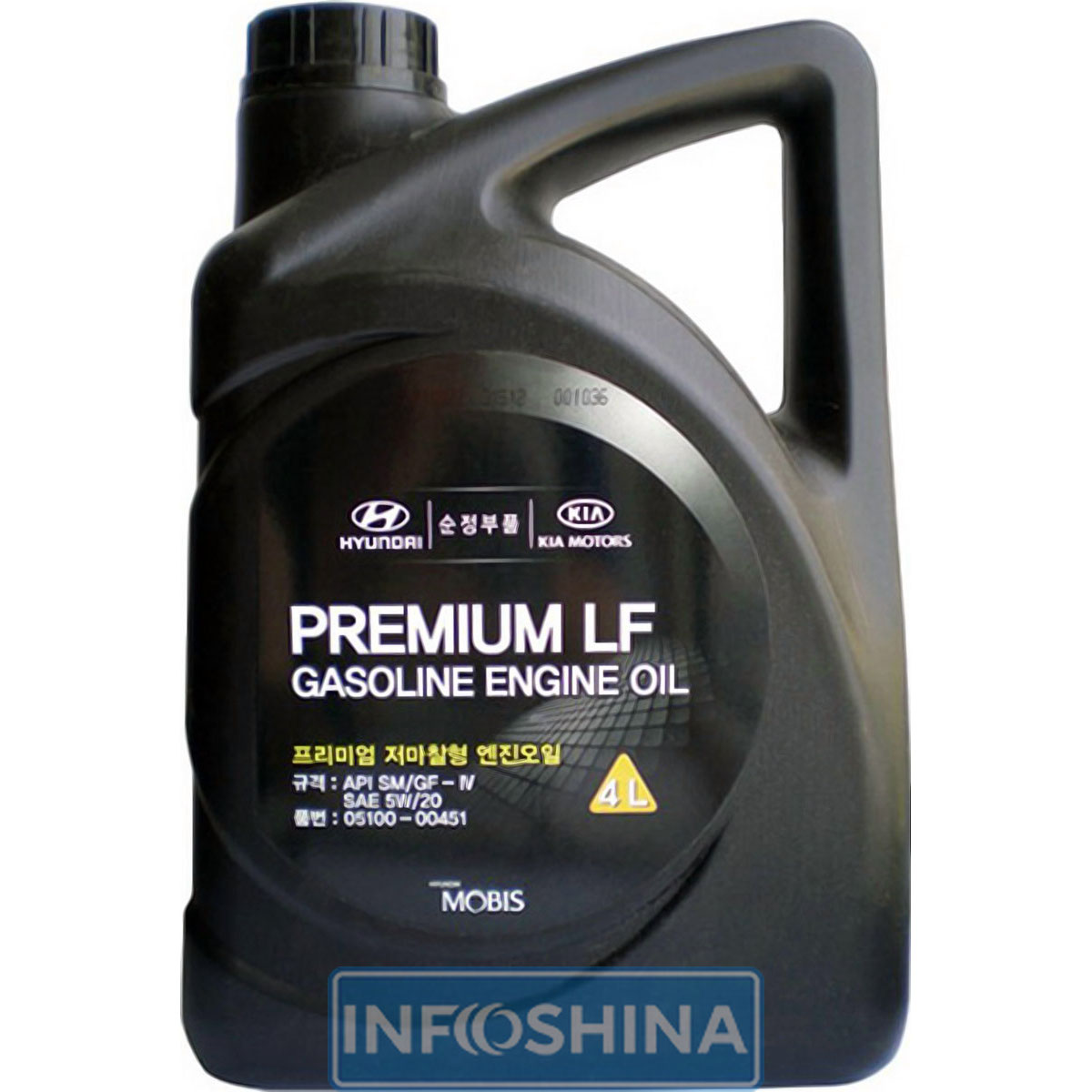 Купити масло Mobis Hyundai/Kia Premium LF Gasoline 5W-20 (4л)