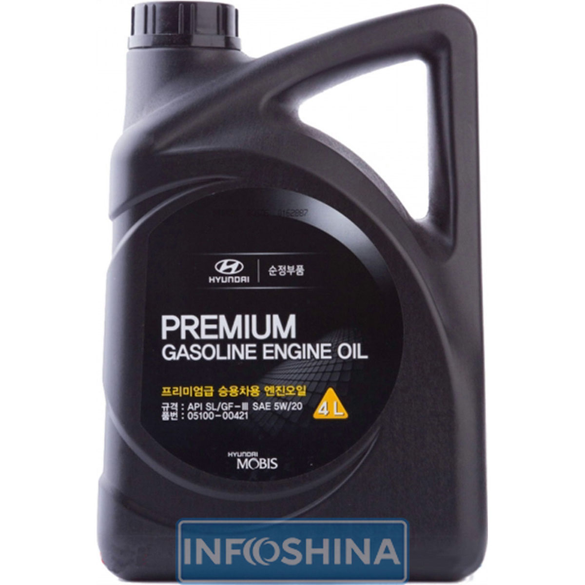 Купить масло Mobis Premium Gasoline SL 5W-20 (4л)