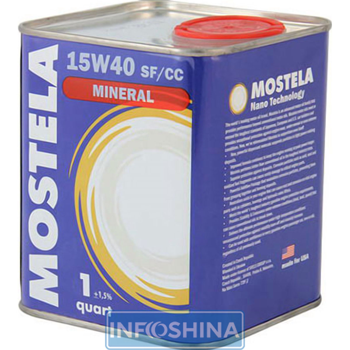Купити масло Mostela Mineral SF/CC 15W-40 (1л)