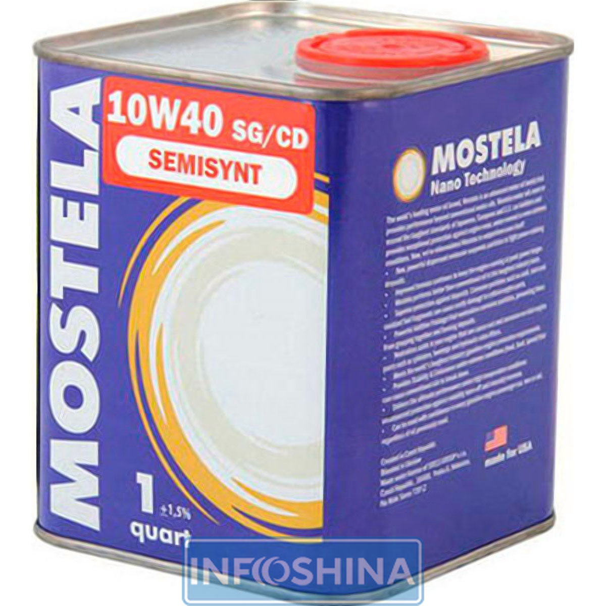 Купити масло Mostela SEMISYNT SG/CD 10W-40 (1л)
