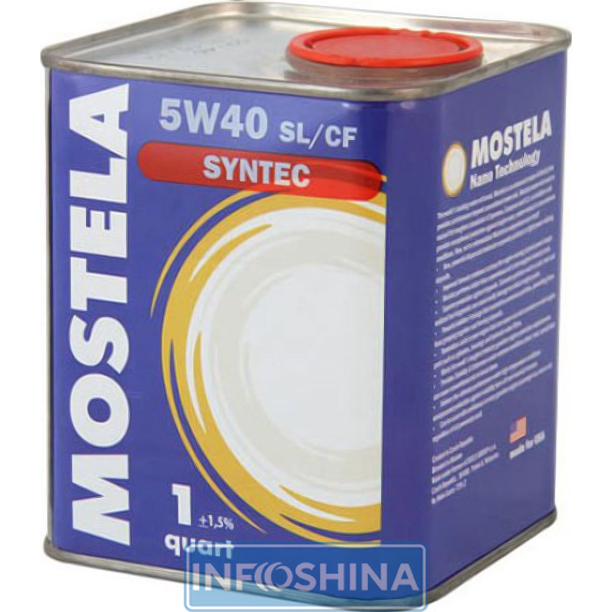 Купить масло Mostela SYN-TEC SL/CF 5W-40 (1л)
