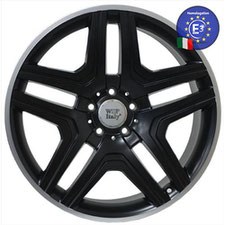 Купити диски WSP Italy Mercedes (W766) AMG NERO Dull Black R Polished R21 W10 PCD5x112 ET56 DIA66.6