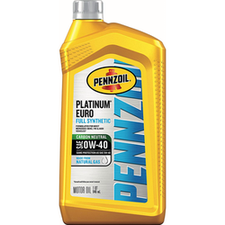 Купить масло Pennzoil Platinum Euro 0W-40 (0.946 л)