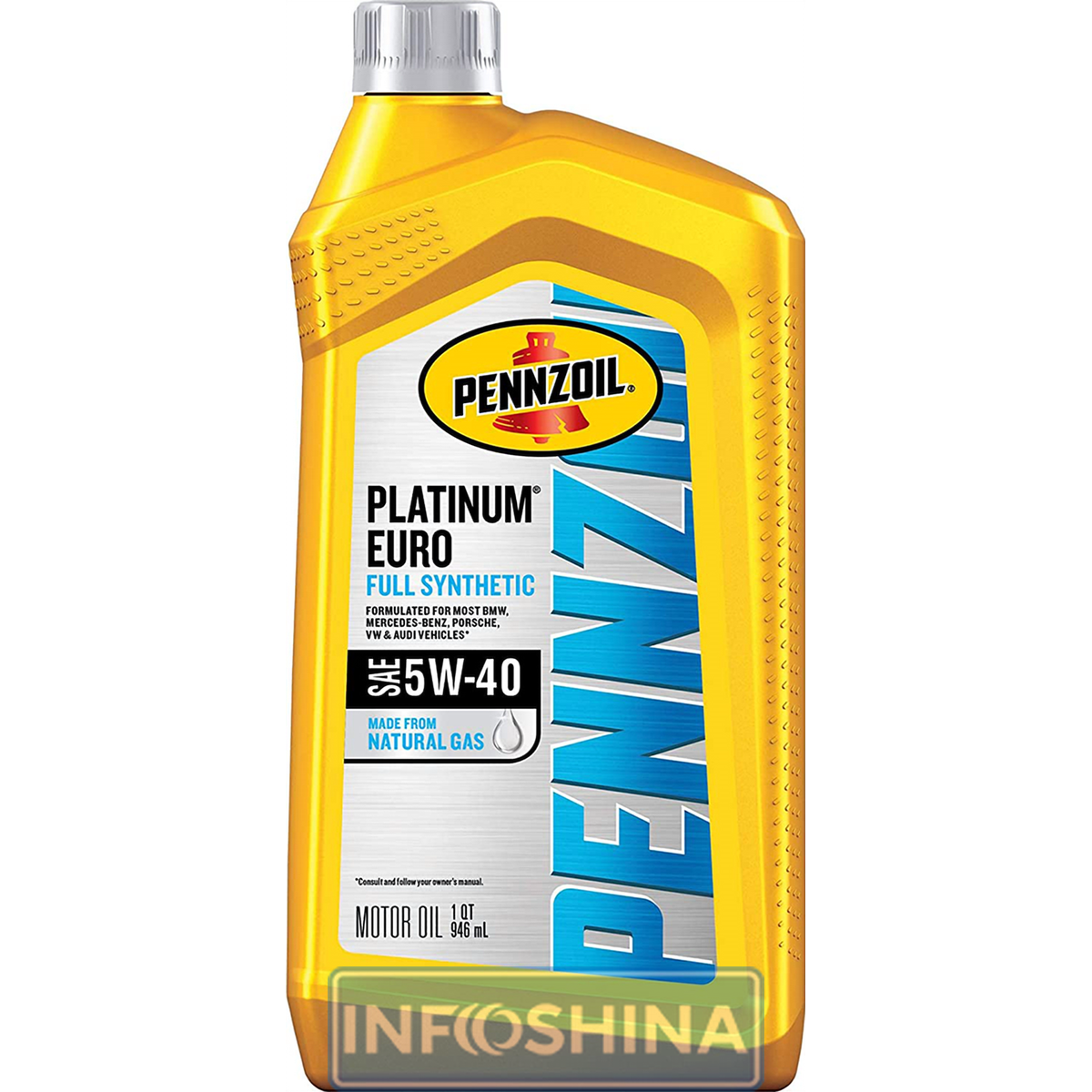 Купить масло Pennzoil Platinum Euro 5W-40 (0.946 л)