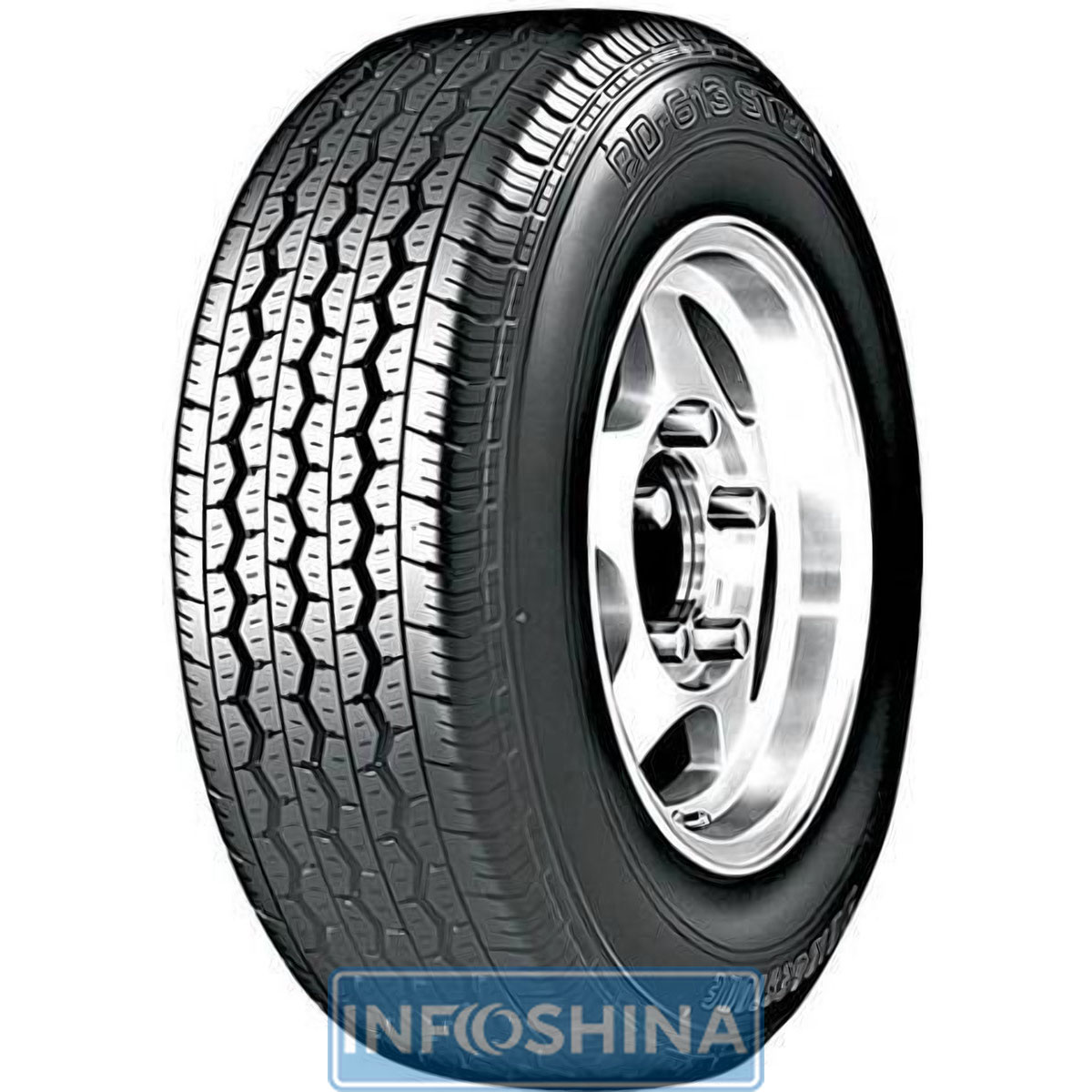 Купити шини Bridgestone RD613 V 195/70 R15C 104/102R