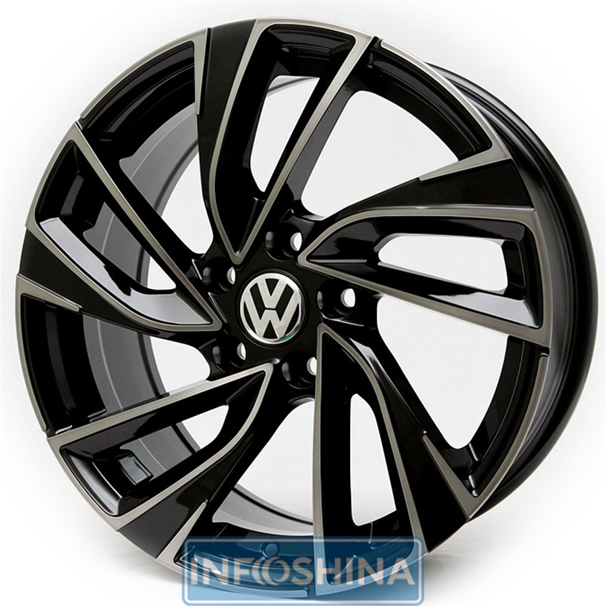 Купити диски Replica Volkswagen V113 ВFP+Black coat R17 W7.5 PCD5x112 ET40 DIA66.6