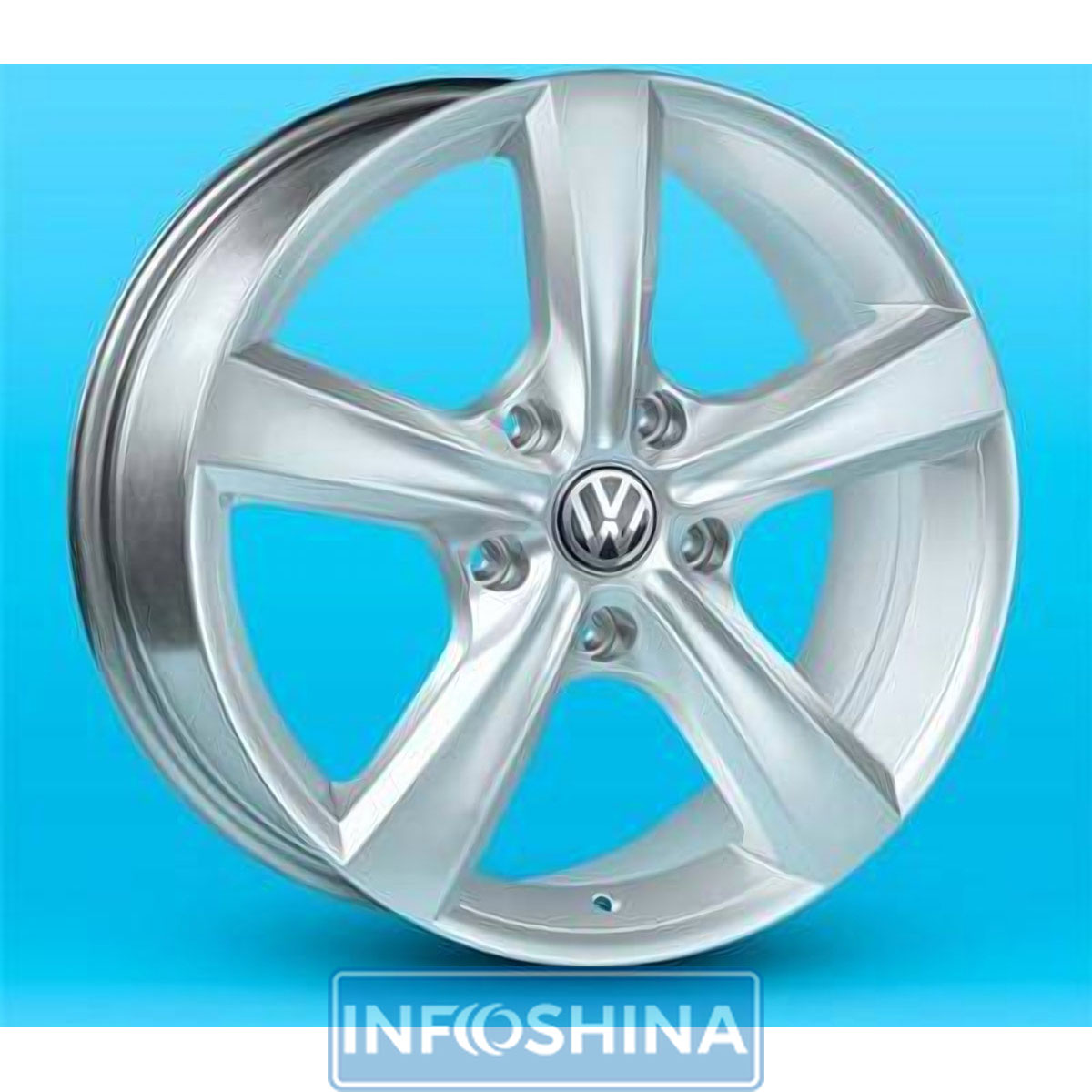 Купить диски Replica Volkswagen A-F363 HS R18 W8 PCD5x130 ET45 DIA71.6