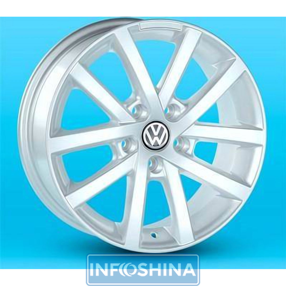 Купить диски Replica Volkswagen 1221 HS1 R15 W6 PCD5x100 ET45 DIA57.1